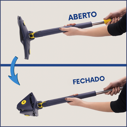 FácilMop™ – Mopa Autoescorrível Que Limpa Sem Esforço + 10 Recargas GRÁTIS