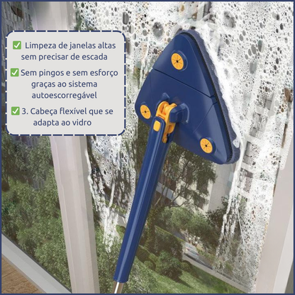 FácilMop™ – Mopa Autoescorrível Que Limpa Sem Esforço + 10 Recargas GRÁTIS