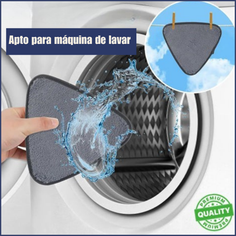 FácilMop™ – Mopa Autoescorrível Que Limpa Sem Esforço + 10 Recargas GRÁTIS